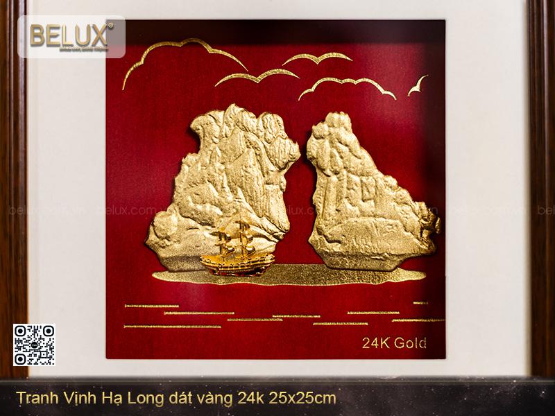 Tranh Vịnh Hạ Long Dát Vàng 24k