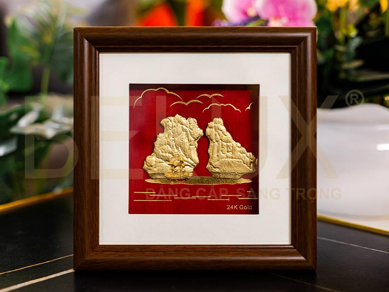 Tranh Vịnh Hạ Long Dát Vàng 24k