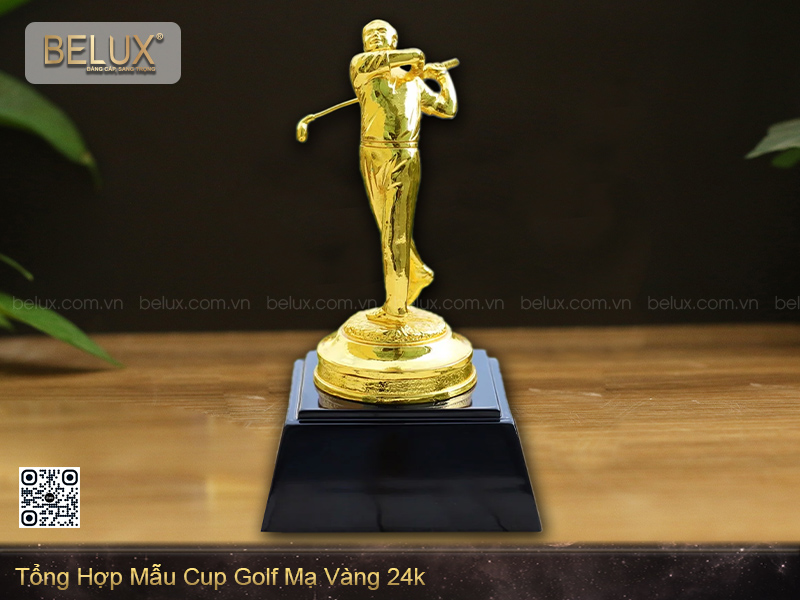 Tổng Hợp Mẫu Cup Golf Mạ Vàng 24k