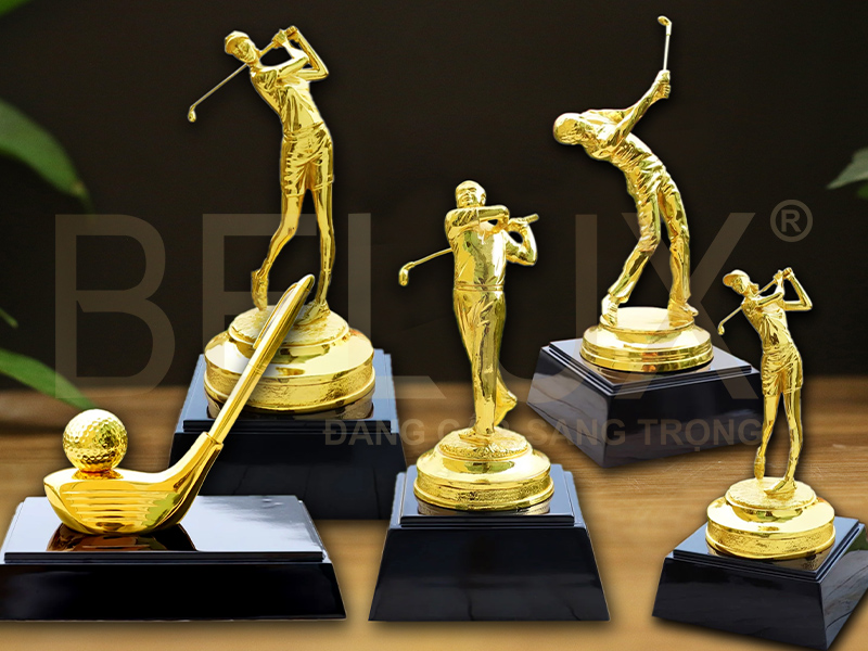 Tổng Hợp Mẫu Cup Golf Mạ Vàng 24k