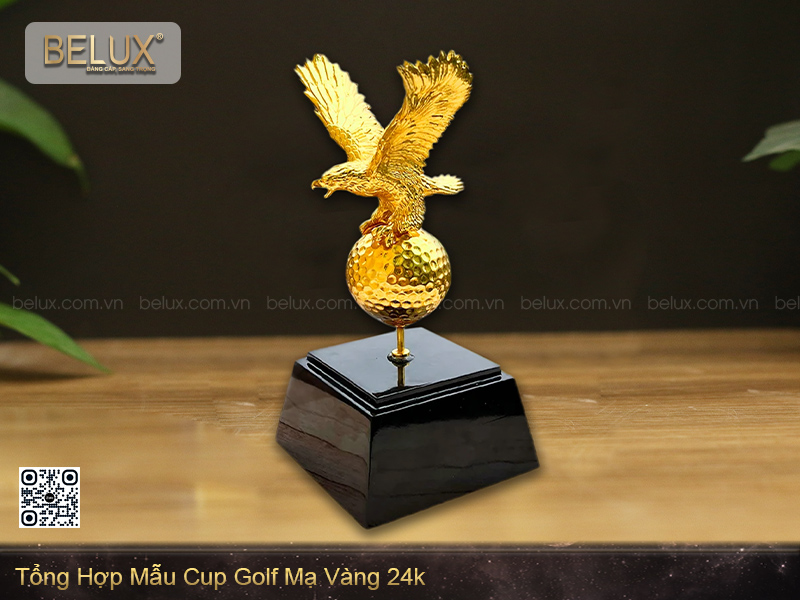 Tổng Hợp Mẫu Cup Golf Mạ Vàng 24k