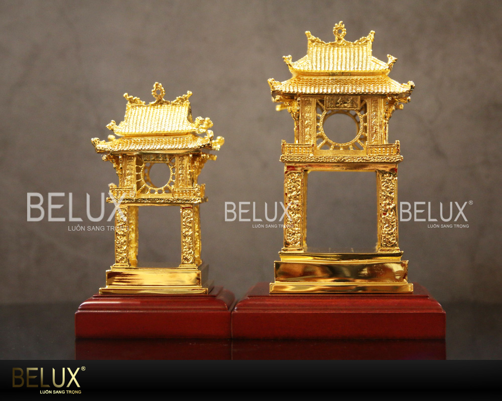 Mô hình khuê văn các mạ vàng 24k