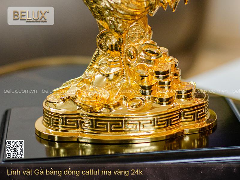 Tượng Linh Vật Gà Phong Thủy Cao 22cm