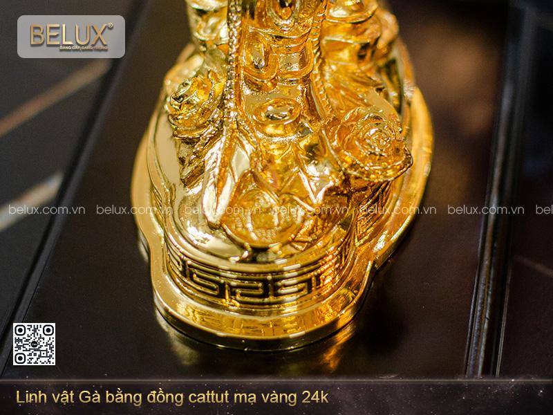 Tượng Linh Vật Gà Phong Thủy Cao 22cm
