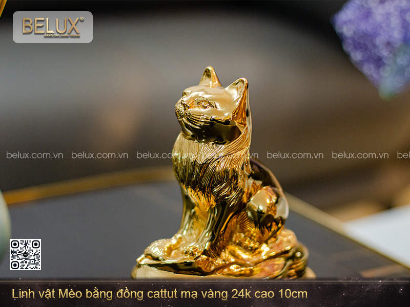 Tượng Linh Vật Mèo Phong Thủy Mẫu 1