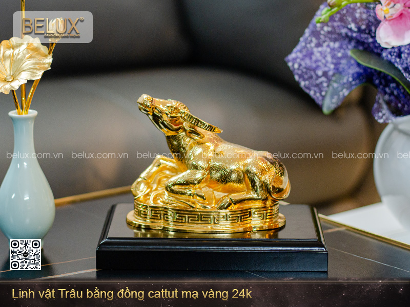 Tượng Linh Vật Trâu Phong Thủy Mẫu 1