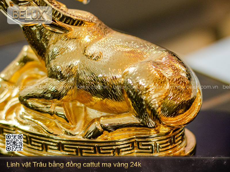 Tượng Linh Vật Trâu Phong Thủy Mẫu 1