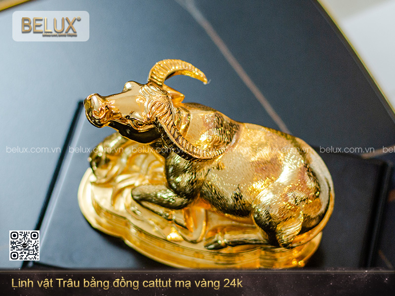 Tượng Linh Vật Trâu Phong Thủy Mẫu 1
