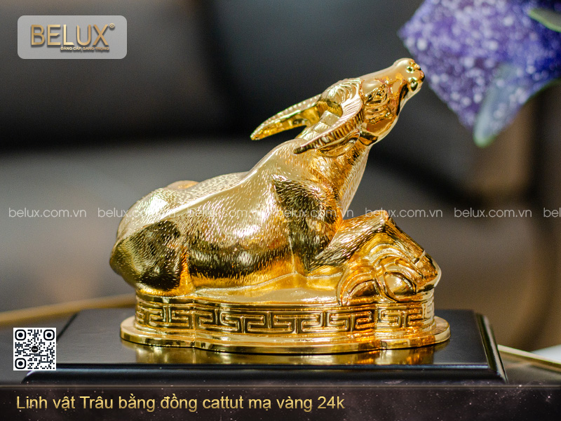 Tượng Linh Vật Trâu Phong Thủy Mẫu 1