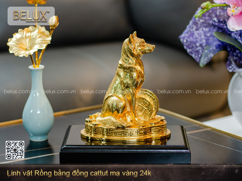 Tượng Linh Vật Chó Phong Thủy Mẫu 1