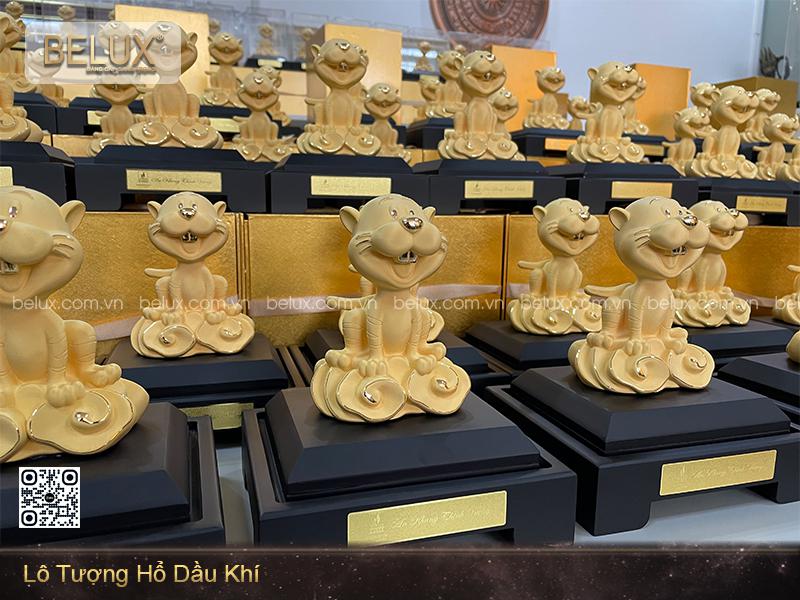 Lô tượng hổ dát vàng 24k đặt theo đơn yêu cầu