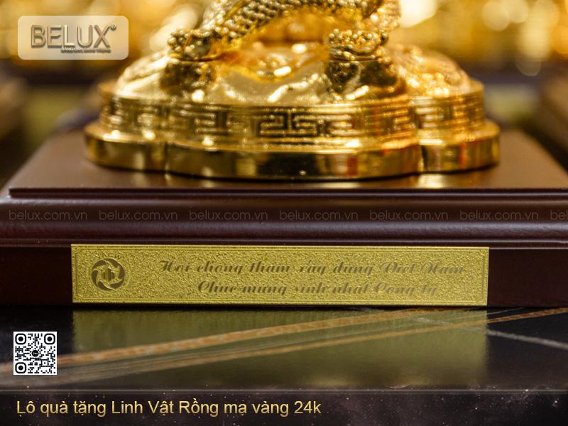 Lô tượng rồng mạ vàng đặt theo yêu cầu