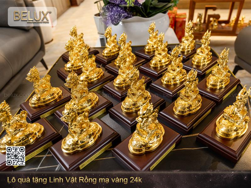 Lô tượng rồng mạ vàng đặt theo yêu cầu