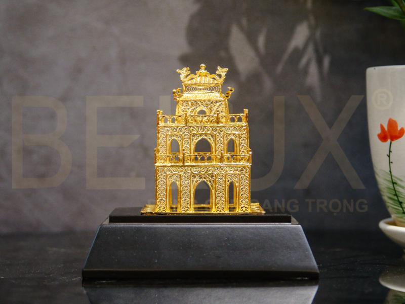 Mô Hình Tháp Rùa Bằng Bạc