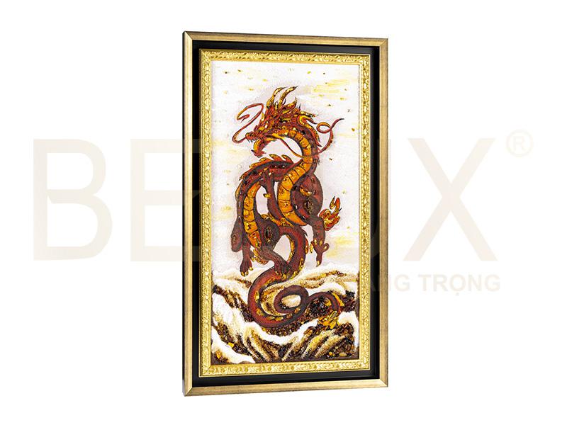 Tranh đá quý Rồng mẫu 2