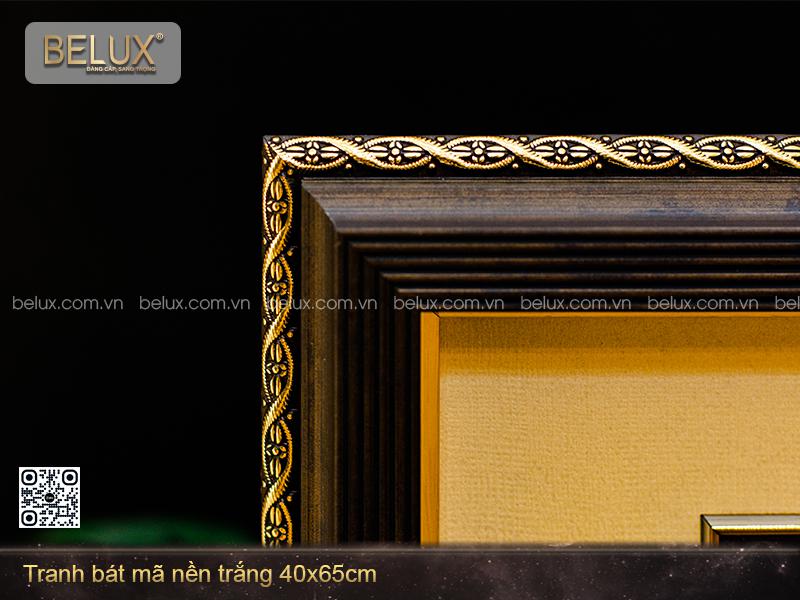 Tranh Bát Mã Dát Vàng 24k 65x40cm