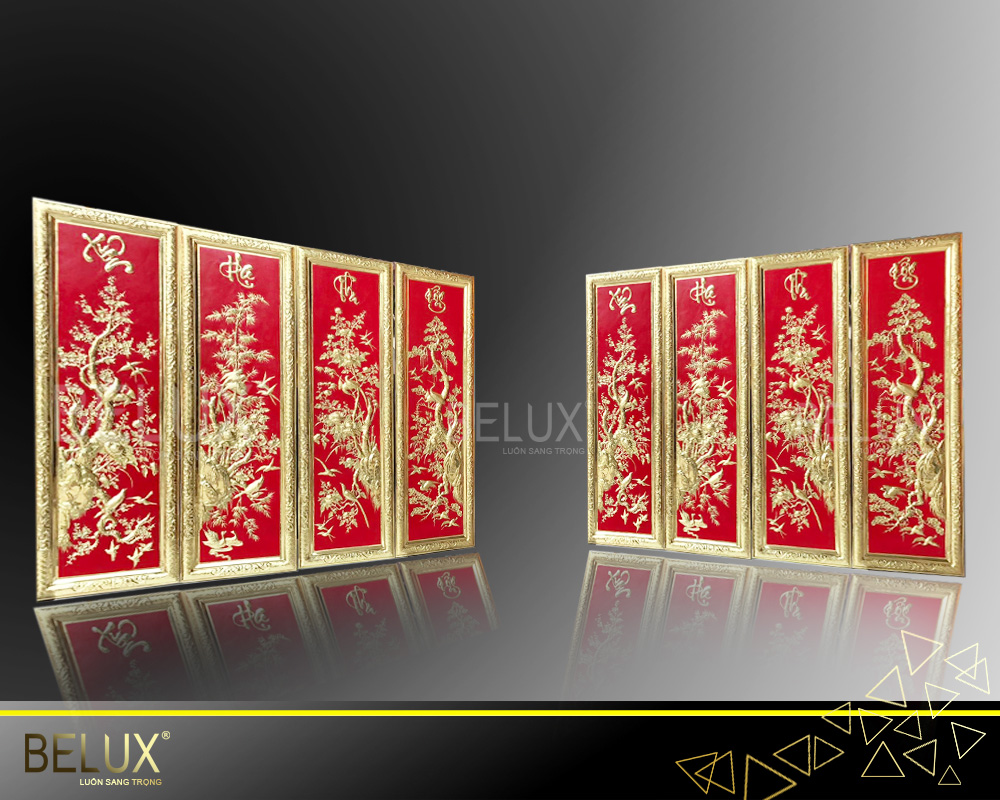 10 Mẫu Tranh Đồng Tứ Quý Đẹp Nhất