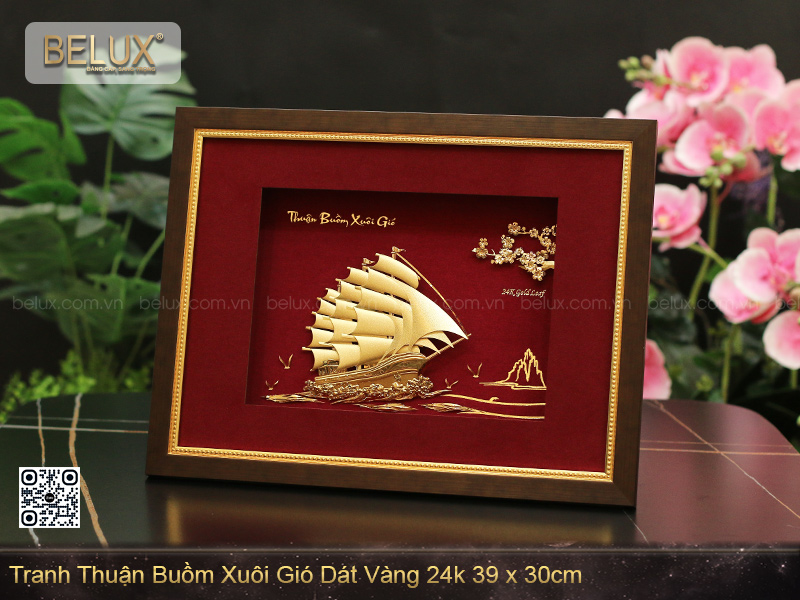 tranh thuan buom xuoi gio ma vang