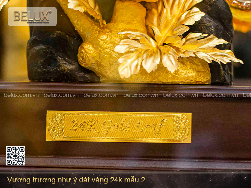 Vương Trượng Như Ý Ruby Dát Vàng 24k
