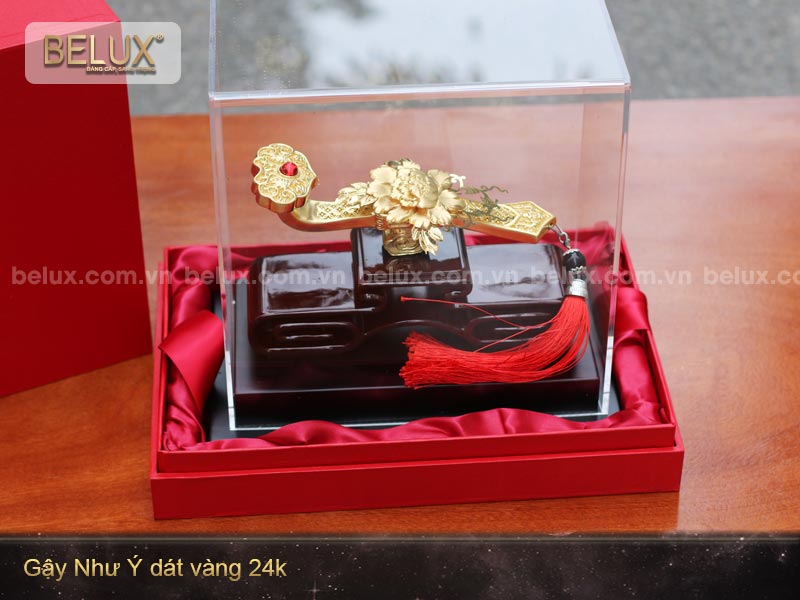 Gậy Như Ý Dát Vàng 24k