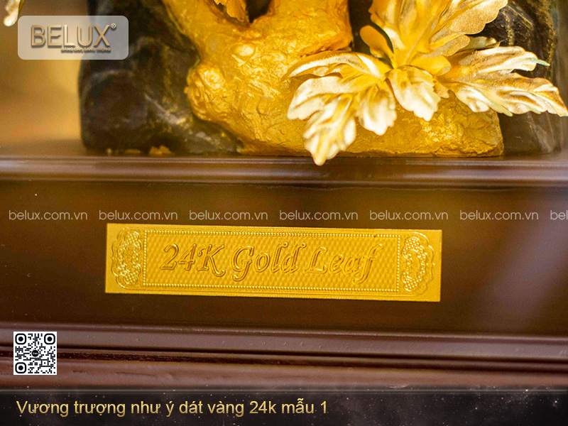 Vương Trượng Như Ý Ngọc Bích Dát Vàng 24k