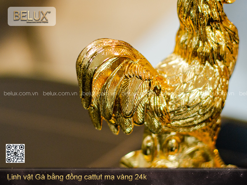 Tượng linh vật gà phong thủy – quà tặng cao cấp Belux