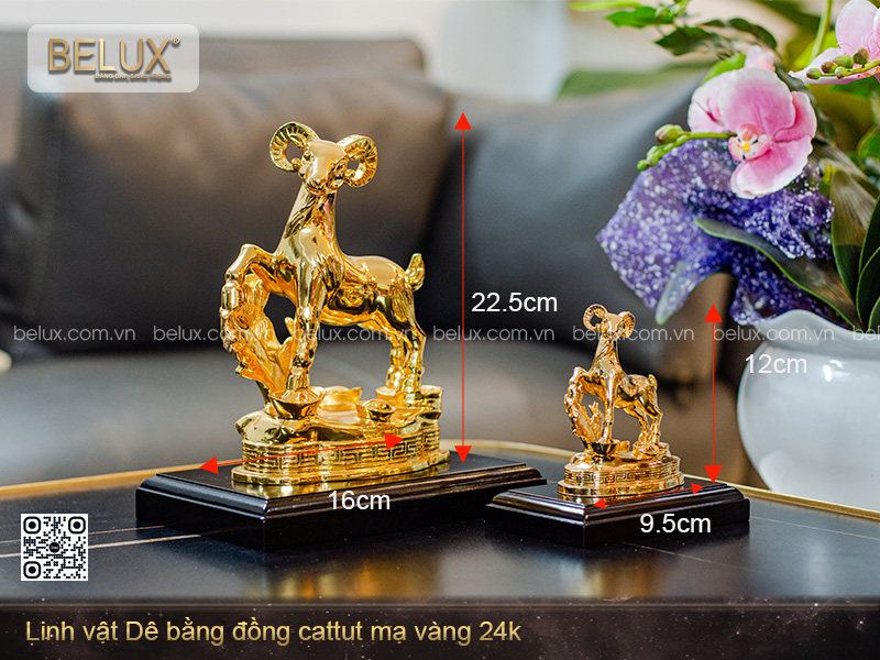 Tượng linh vật Dê phong thủy Belux