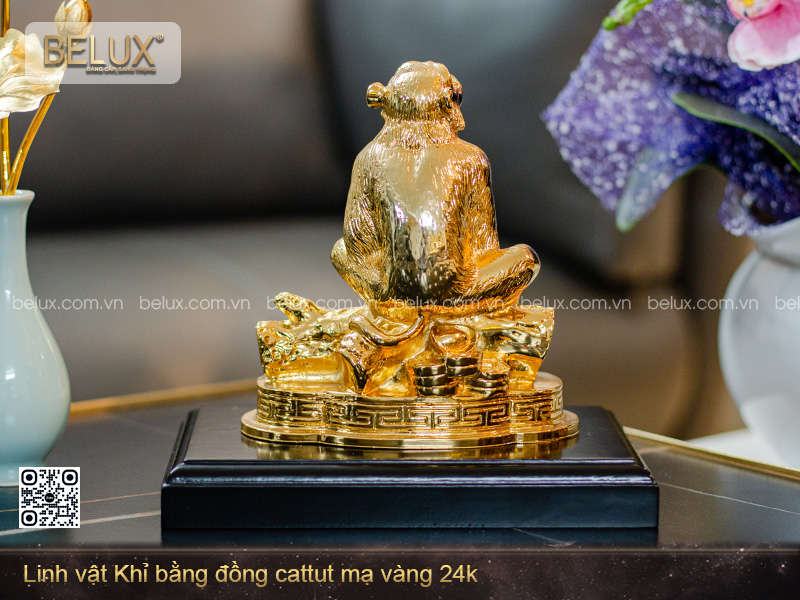 Tượng linh vật khỉ phong thủy mẫu 1